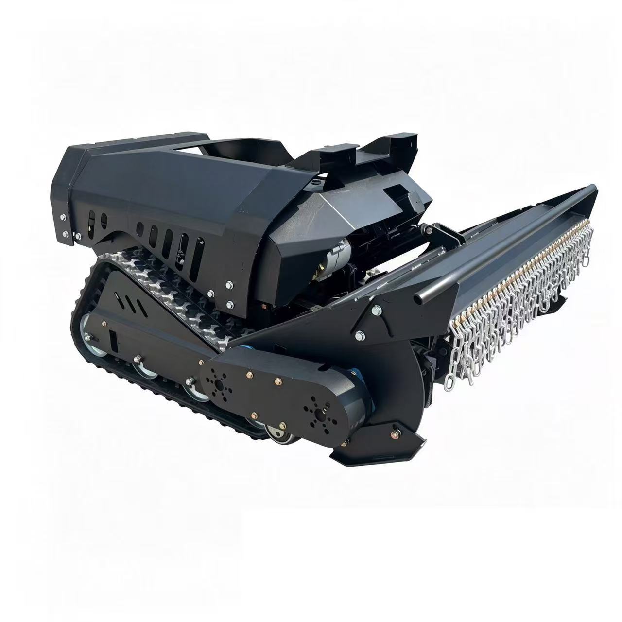 Remote control crawler transporter.